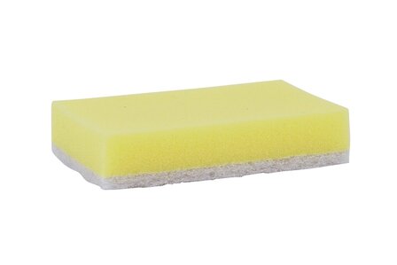Schuurspons geel wit