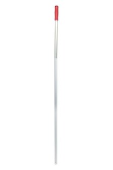 Mopsteel met gaatjes rood