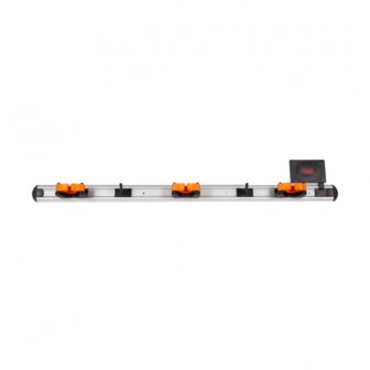 OrangeBrush Ophangsysteem 900 mm - Compleet (3x klem + 2x haakje)