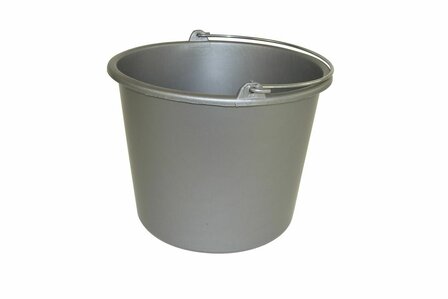 Emmer 12 liter grijs