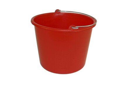 Emmer 12 liter rood