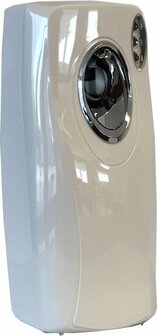 Luchtverfrisser dispenser kunststof wit Air-Free voor 75 of 100 ml luchtverfrisser flacons