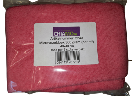 Microvezel ChiaMo rood