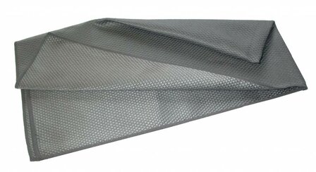 Microvezeldoek metalik grijs