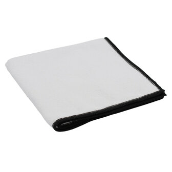 Gerecycled microvezel wit zwart