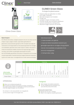 Glasreiniger Clinex Green Glass 1 liter