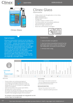 Glasreiniger Clinex Glass 1 liter