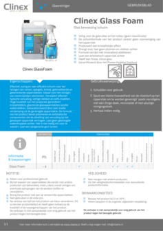Glasschuimreiniger Clinex Glass Foam 650 ml