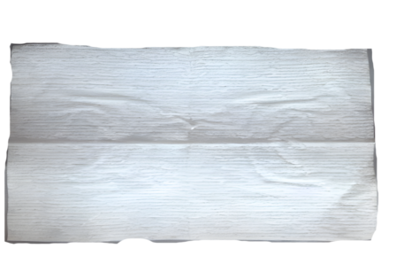 Wisdoek statisch zware kwaliteit wit 22x40 cm 10 stuks ChiaMo.nl
