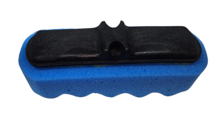 Sponsborstel blauw waterdoorlatend 28x10 cm
