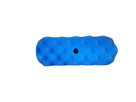 Sponsborstel blauw waterdoorlatend 28x10 cm