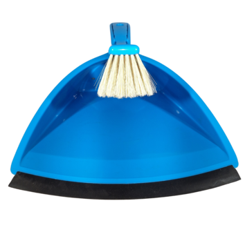Stofblikset blauw voorkant