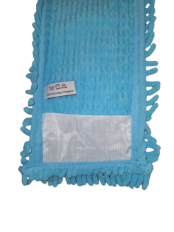 Mop microvezel pockets Rasta Blauw 44x13 cm