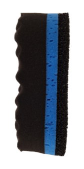 Duospons zwart/blauw met anti insectenlaag 22 cm x 11,3 cm x 7,4 cm