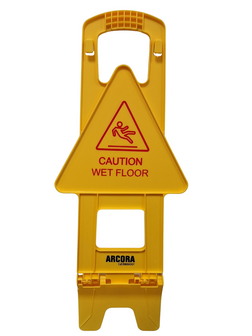 Waarschuwingsbord voeten plat