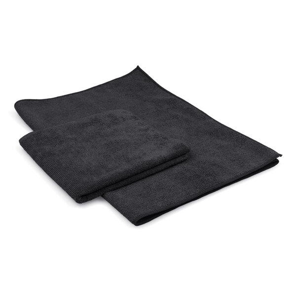 Microvezeldoek XL   zwart 80x40 cm