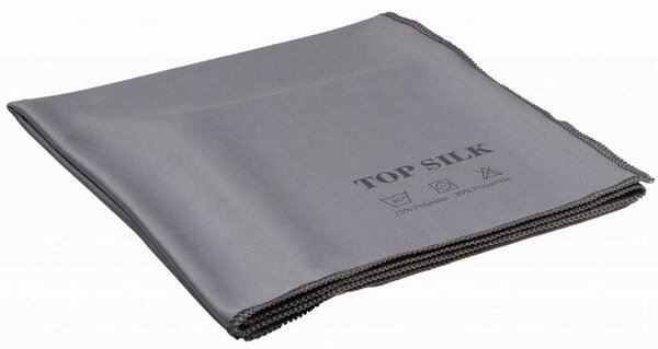Top Silk Microvezel Glas- & Glansdoek ChiaMo.nl Grijs 50 x 70 cm