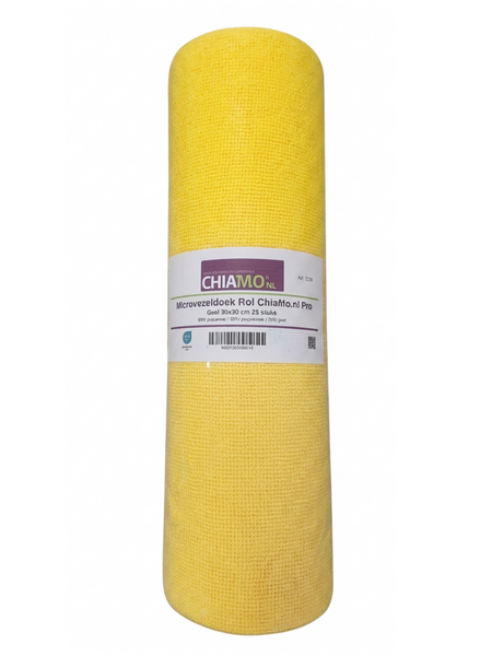 rol microvezeldoek 25 stuks geel