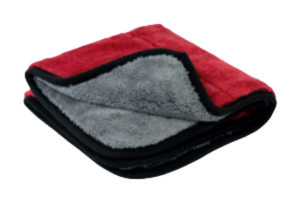 Microvezel Polishdoek ChiaMo.nl Pro 1200 g/m&sup2; Grijs/Rood 40 x 40 cm