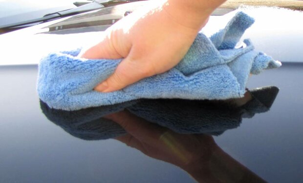 Laser Polish blauw auto