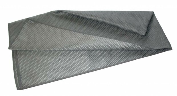 Microvezeldoek metalik grijs