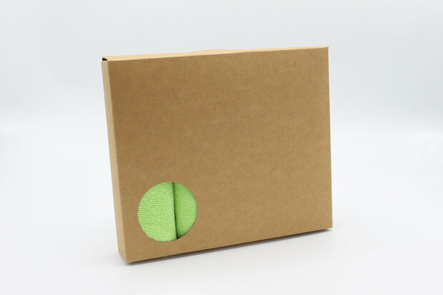 Gerecycled doosje groen