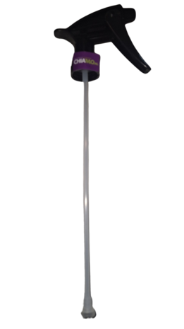 Industrial Heavy Duty Sproeikop met 25 cm aanzuigtube zwart