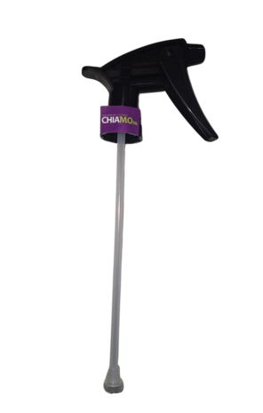 Industrial Heavy Duty Sproeikop met 19 cm aanzuigtube zwart