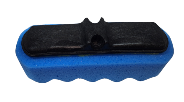 Sponsborstel blauw waterdoorlatend 28x10 cm