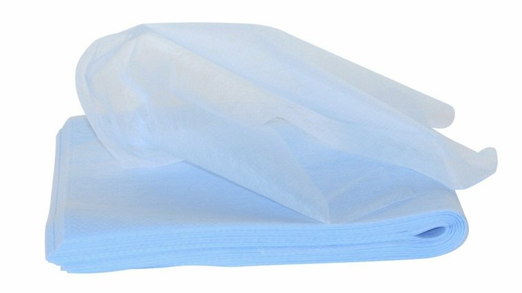 Stofwisdoek polypropyleen 20-grams 25x60 cm blauw 1000 stuks