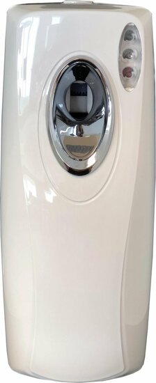 Luchtverfrisser dispenser kunststof wit Air-Free voor 75 of 100 ml luchtverfrisser flacons