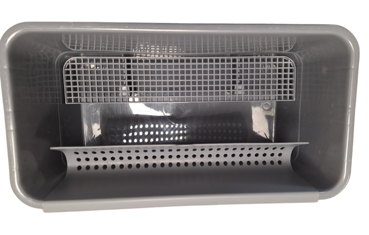 Voorbeeld Emmer 25 liter met afdruiprek (niet bijgeleverd)