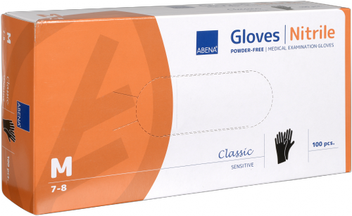 Nitril handschoen zwart