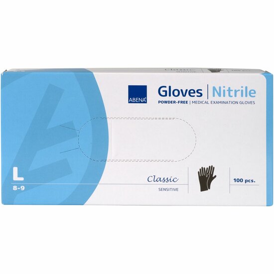 Nitril handschoenen zwart