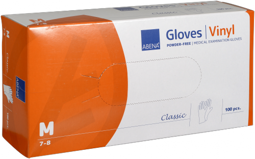 100 stuks handschoenen vinyl