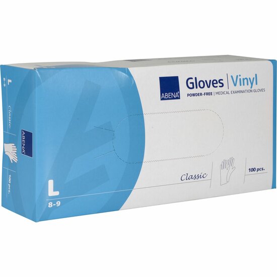 Doos vinyl handschoen transparant