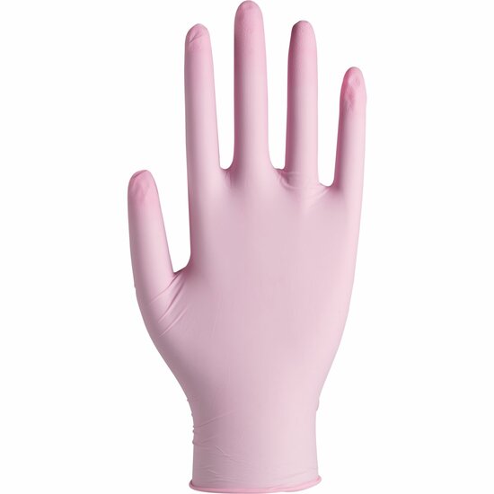 Roze handschoen nitril