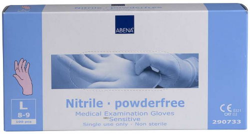 100 stuks roze nitril handschoenen