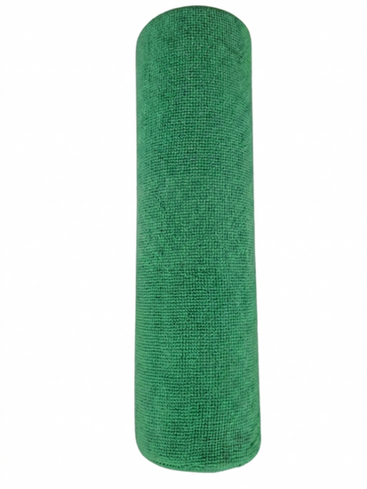 Microvezeldoek groen 25 stuks op een rol 30x30 cm doekjes