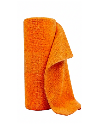 Rol microvezeldoekjes Oranje 25 stuks deels afgerold