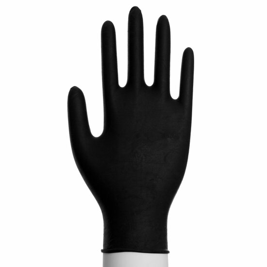 Voorbeeld zwarte handschoen