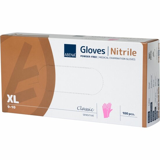 XL roze handschoen