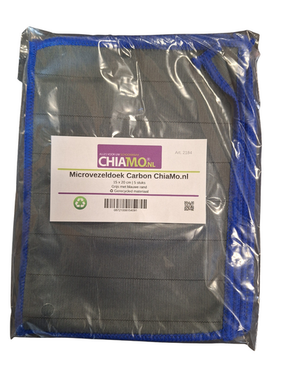 Carbon microvezeldoek verpakking 15 x 20 cm