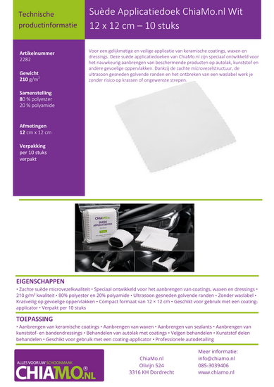 Handleiding voor de Su&egrave;de doek