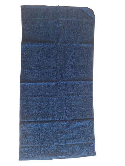Badstof  Donkerblauwe Handdoek 50 x 100 cm