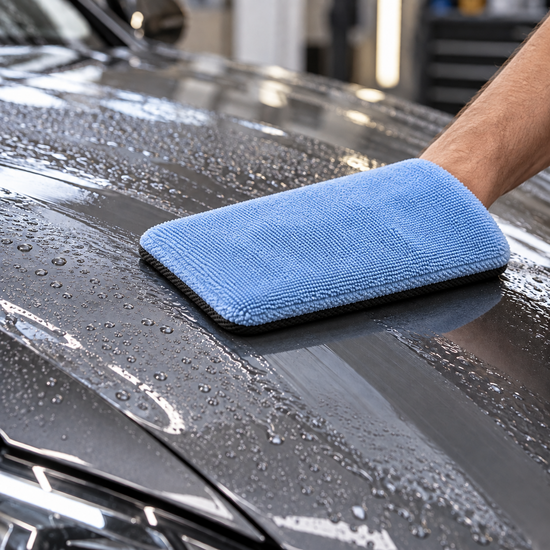 Decontaminatiehandschoen Fijn Sfeerafbeelding blauw