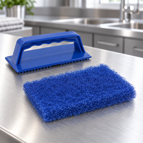 Sfeerbeeld Handpad ChiaMo.nl blauw 155 &times; 95 &times; 25 mm &ndash; per stuk, wordt geleverd zonder houder, deze is los 