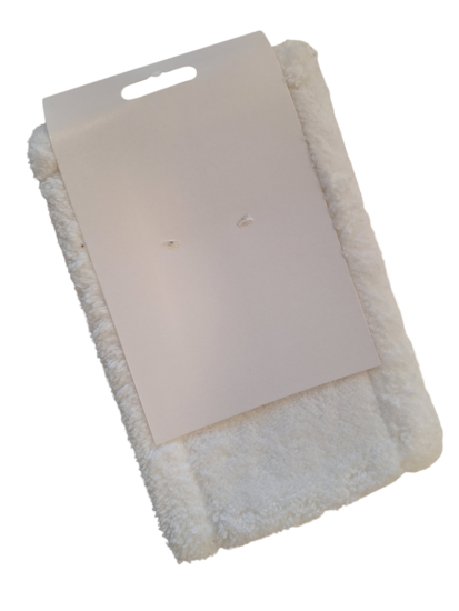 Microvezel Vlakmop Betra Prof Pocket Wit 40 x 14 cm verpakking achterkant