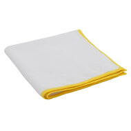 Gerecycled microvezel geel wit