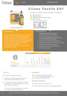 Handleiding Clinex Textile EXT